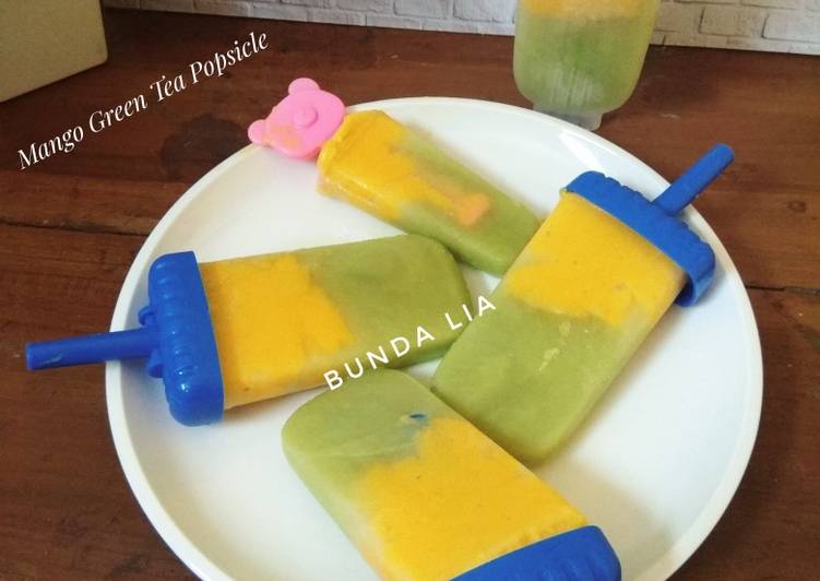 Cara Gampang Menyiapkan Mango Green Tea Popsicle, Lezat