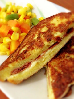 Foto resep Bread Toast with Salad