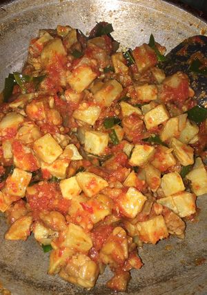 Foto resep Sambel tempe kentang
