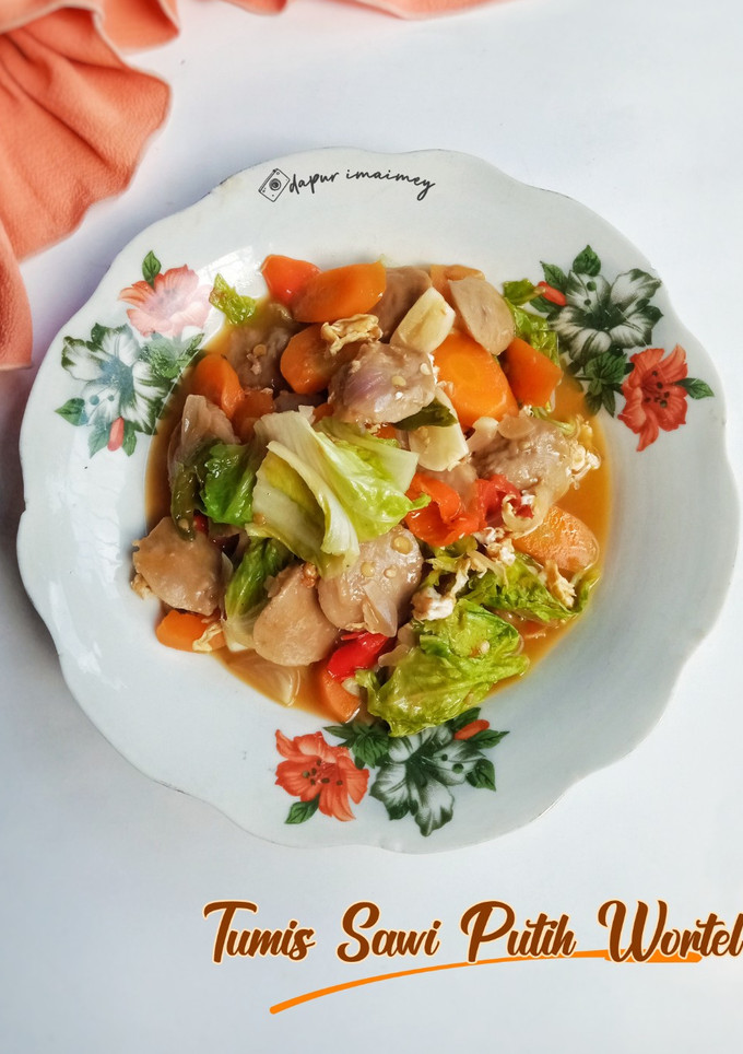 Foto resep Tumis Sawi Putih Wortel