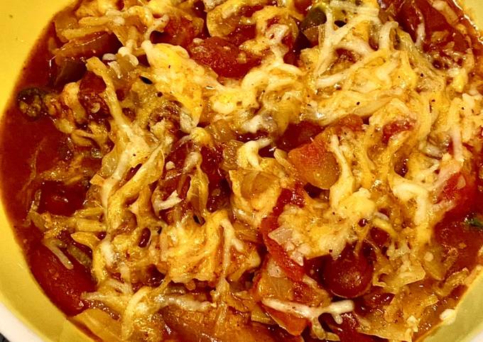 Recipe of Award-winning Mexican bean chili cabbage