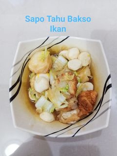 Foto resep Sapo tahu bakso ikan