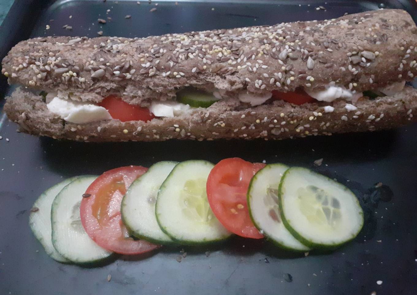 Mozzarella Baguette sandwich