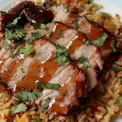 A picture of Vickys Slow Roasted Asian-Style Pork GF DF EF SF NF.
