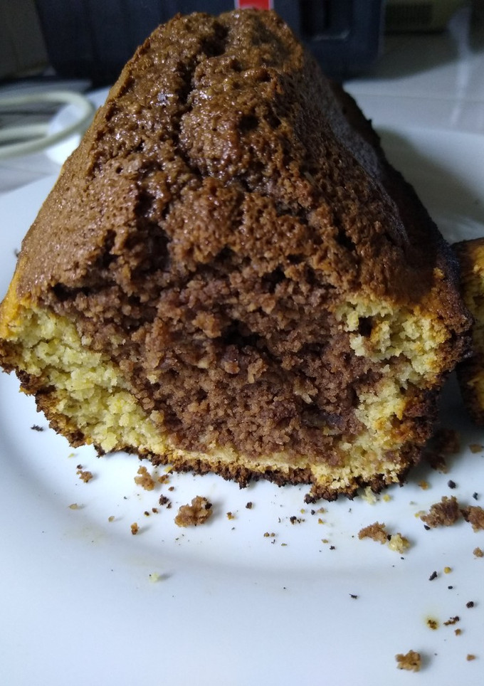 Una foto de Budín marmolado de avena