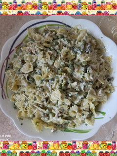 عکسی از دستور سالاد ماکارونی با مرغ 😋