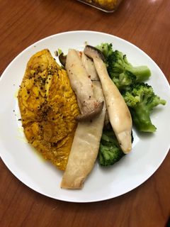 玫瑰鹽作杏鮑菇 的食譜成品照片
