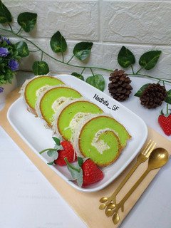 Foto resep Bolu Gulung Pandan 3 Telur