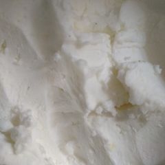 A picture of Homemade white butter.