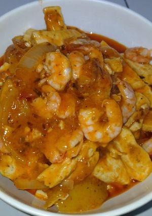 Foto resep UDANG SAUCE BOLOGNAISE (Saaaangaaaatttt Mudaah)