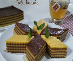 Resep Terbaik *Kue lapis tepung beras labu kuning* Ala Warteg