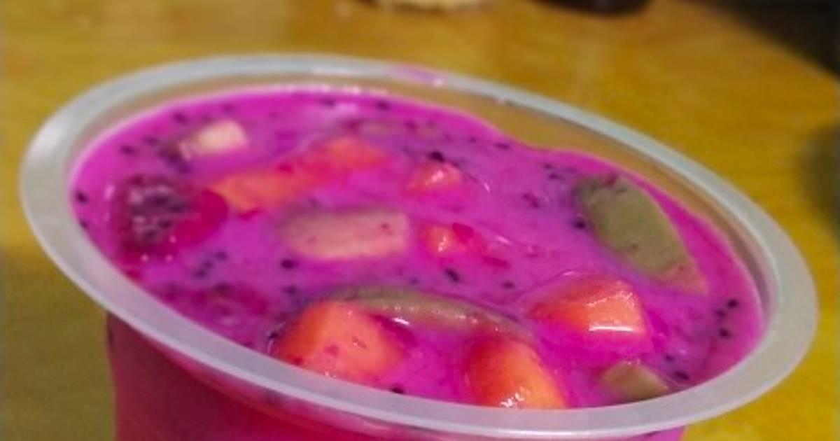 Resep Es Buas 🦁 Buah Seadanya 😁😂 Oleh Mimi Al Cookpad