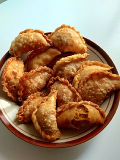 Foto resep Pangsit Goreng isi mie kari