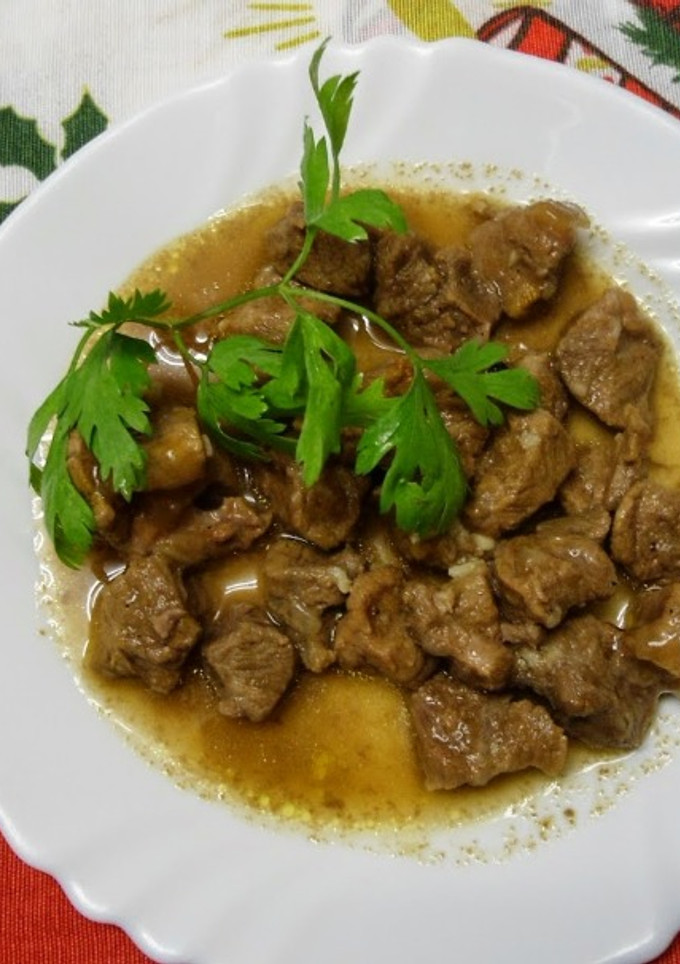 Una foto de Carrilladas de cerdo