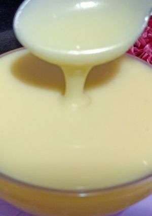 صورة لوصفة حليب محلى مكثف