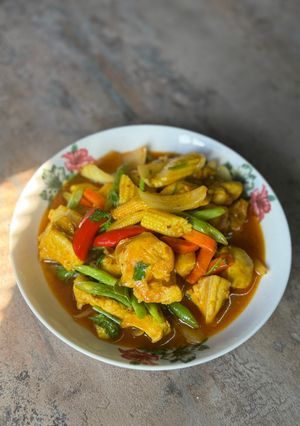 Gambar Paprik ayam simple