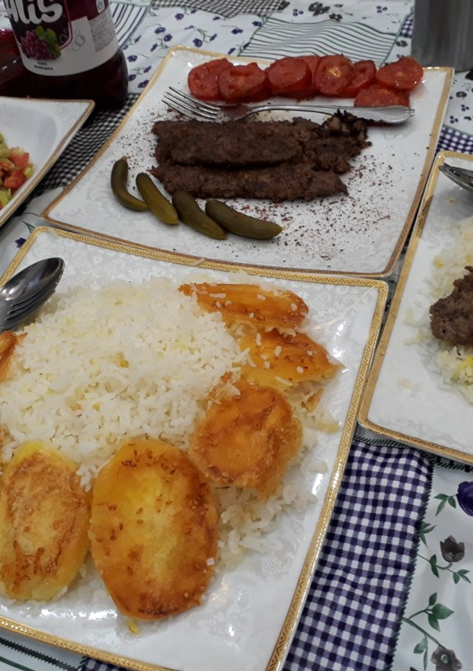 عکسی از دستور کباب تابه ای