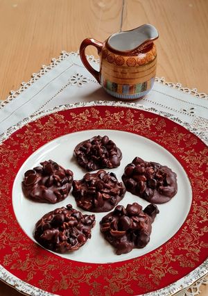 Una foto de Rocas de chocolate 🍫 Versión saludable