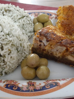 عکسی از دستور شوید پلو با ماهی سفید سوخاری