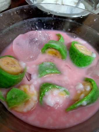 Cara Bikin Es Pisang Ijo khas Makassar Enak