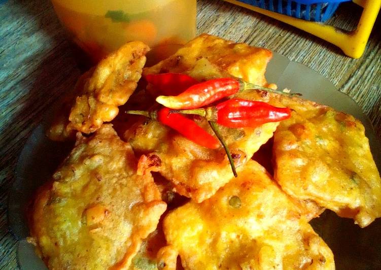 Tempe mendoan bumbu instan racik..