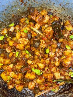 Foto resep Sambel kentang ati pete balado