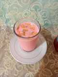Rose milk with biscuits 🥤🥤🫓🫓