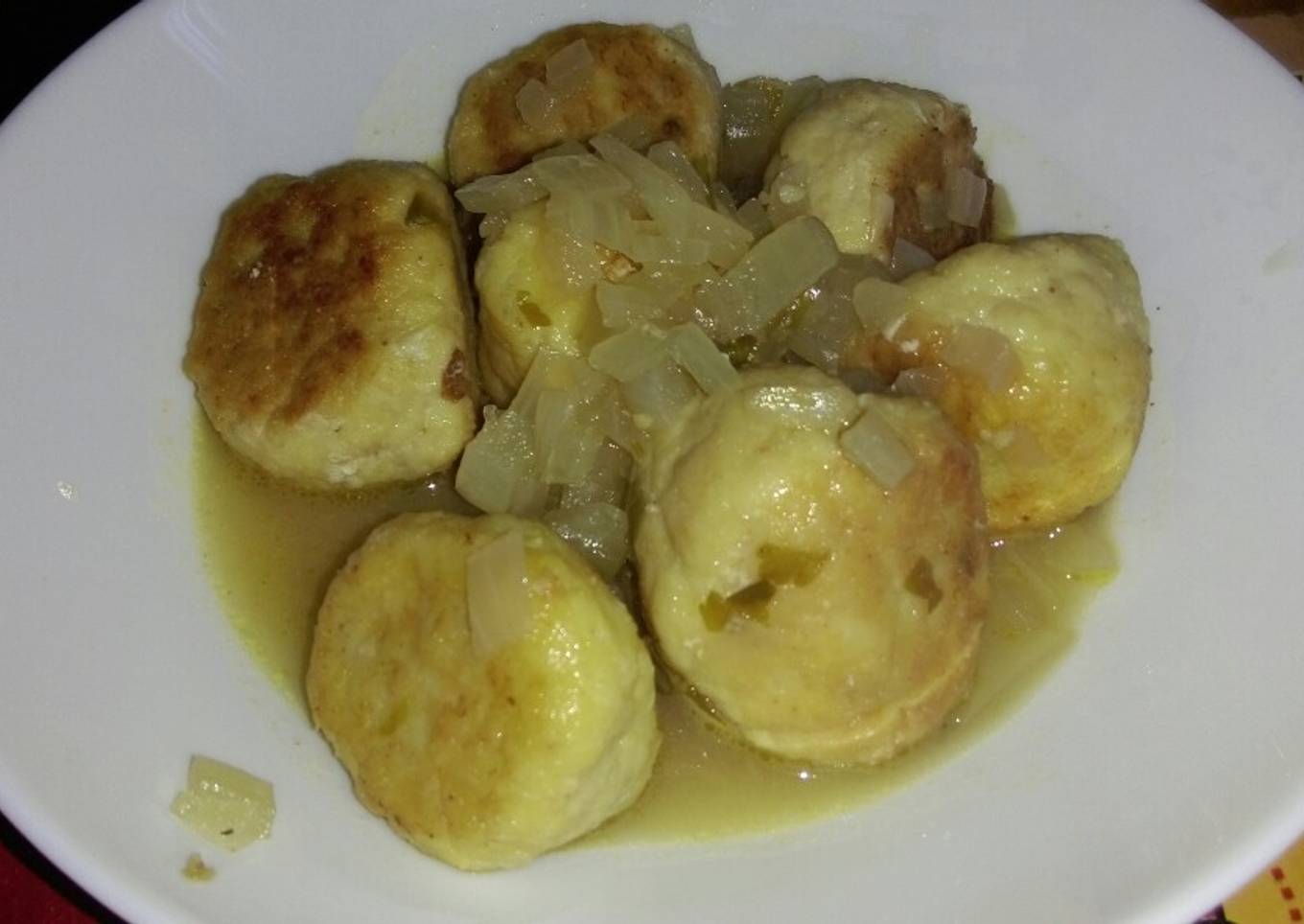 Albóndigas de merluza y gambas