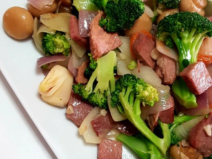 Recipe Corn Beef in mixed vegies the So Delicious Appealing