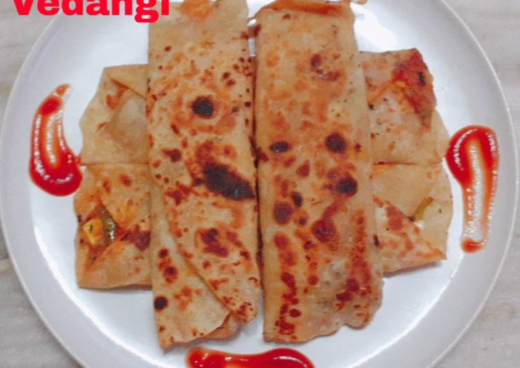 Easiest Way to Cook Delicious Aloo Corn Frankie