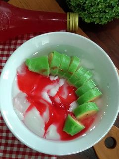 Foto resep Es Pisang Ijo