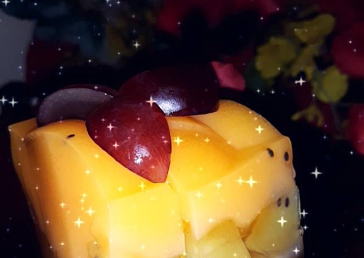 Pudding buah selasih