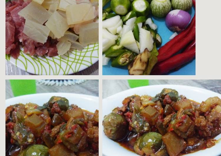 Bahan Oseng Oseng tetelan kikil "gak mercon" | Cara Membuat Oseng Oseng tetelan kikil "gak mercon" Yang Sempurna