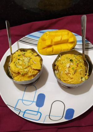 મેંગો આઈસ્ક્રિમ (Mango icecream recipe in gujarati) રેસીપી મુખ્ય ફોટો
