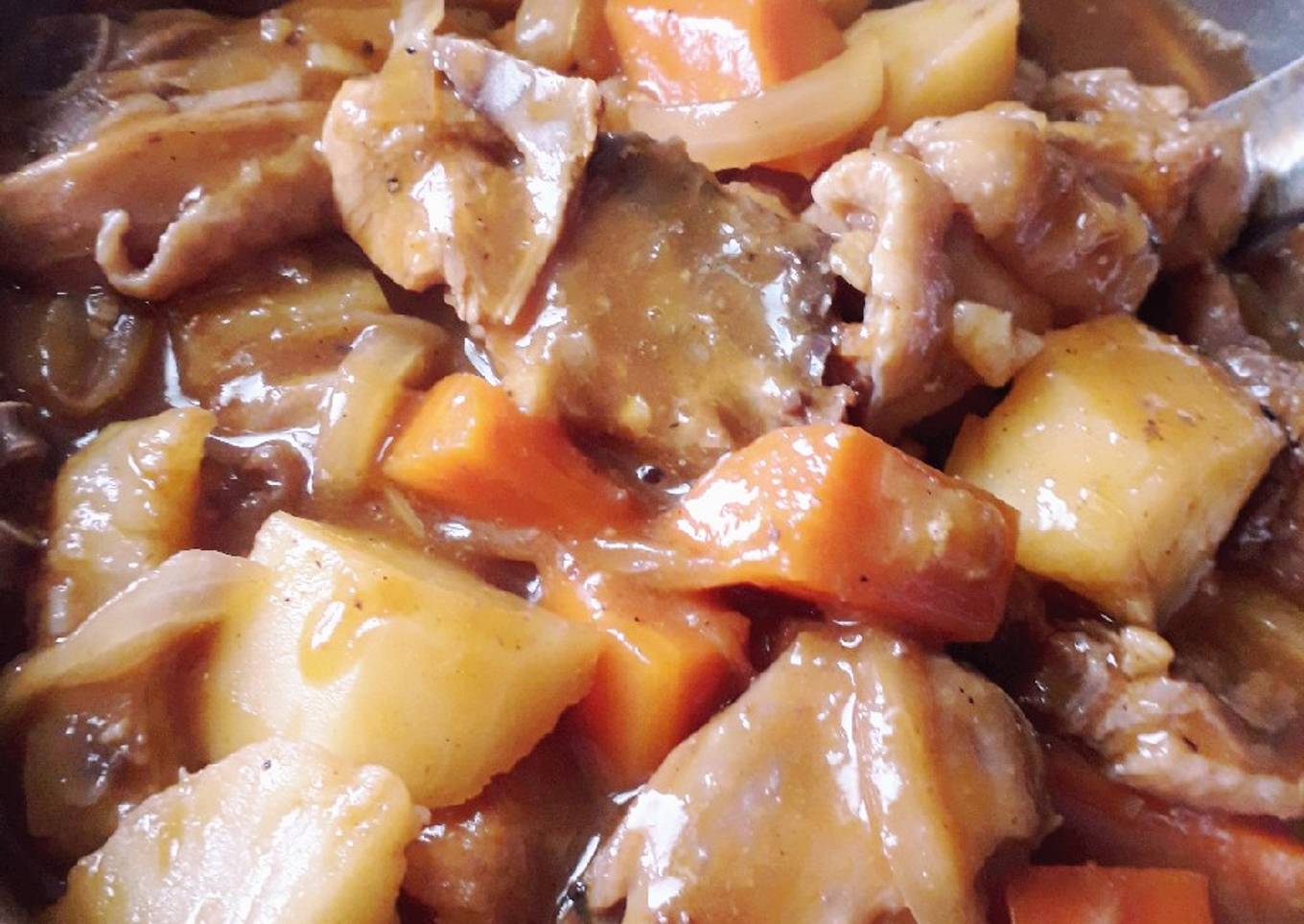 Simple Caldareta (filipina dish)