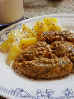 Una foto de Solomillo de Pollo en Salsa de Ajo y Limón