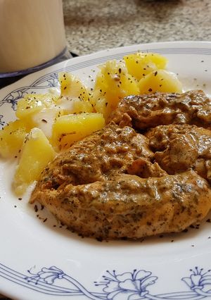 Foto principal de Solomillo de Pollo en Salsa de Ajo y Limón