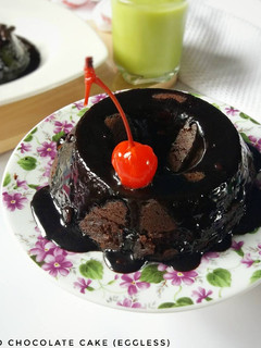Foto resep Steamed chocolate cake #pr_egglesscake
