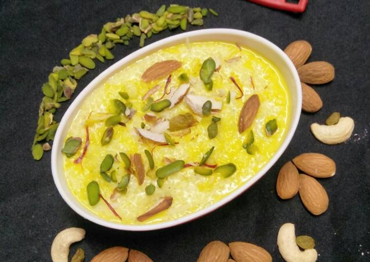Steps to Prepare Super Quick Homemade Kesari-Sama Rice Kheer