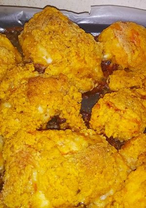 A picture of Oven baked Chicken (KFC).