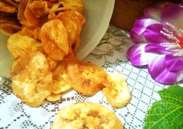Resep Kripik pisang gablok gurih, Sempurna