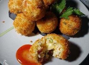 Foto resep Arancini Nasi Sisa Semalam (Italian Rice Ball)