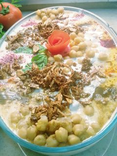 صورة لوصفة فتة حمص