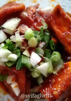Foto resep Dubu Jorim / Spicy Braised Tofu / Tahu Pedas Korea