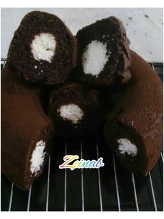 عکسی از دستور کیک سوپرایز نارگیلی