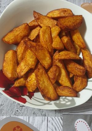 O poză a rețetei Cartofi wedges.
