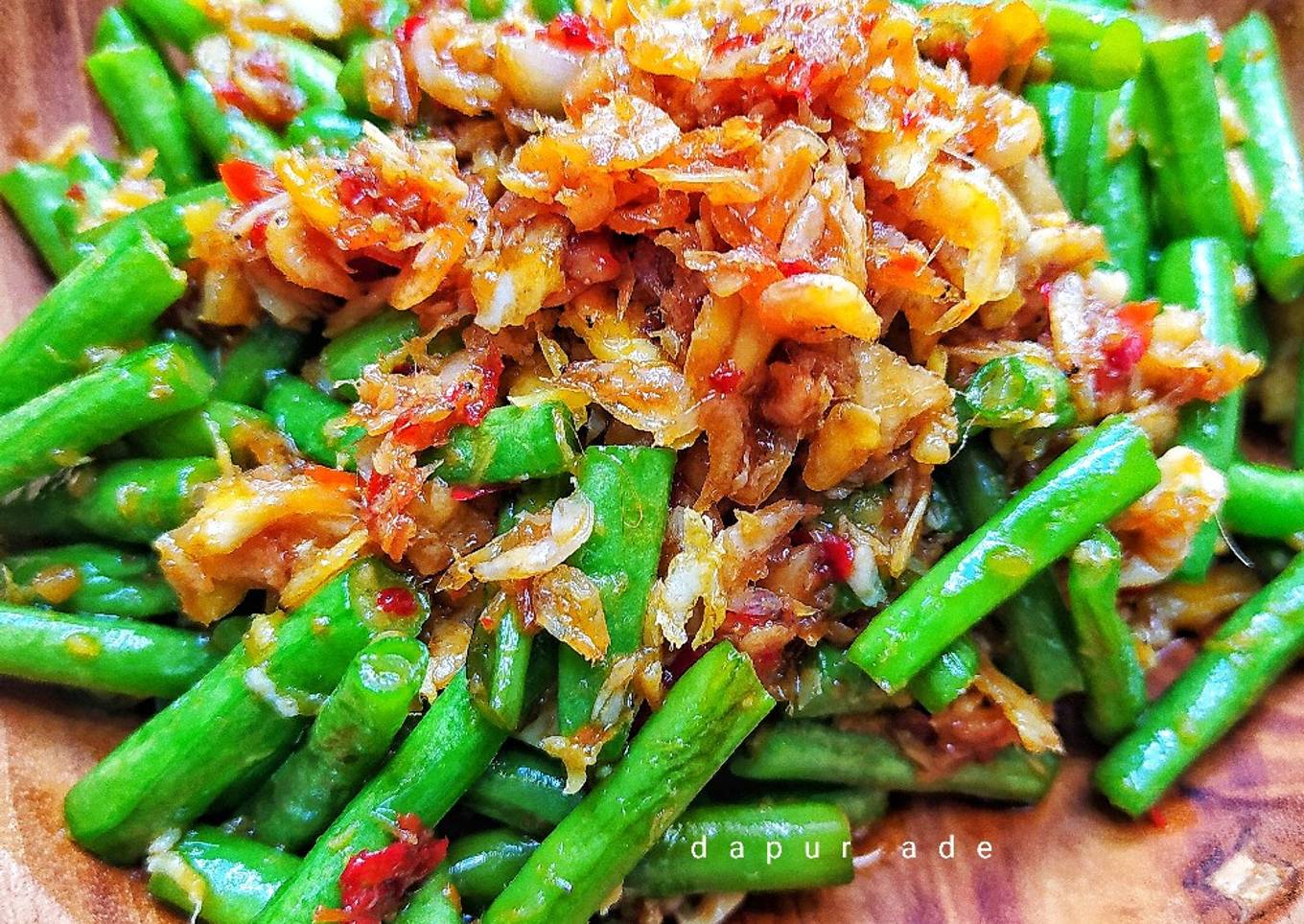 Tumis Buncis Rebon Pedas