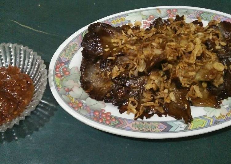 Jamur bakar saos tiram