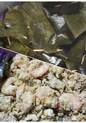 Foto resep Botok udang tahu tempe teri