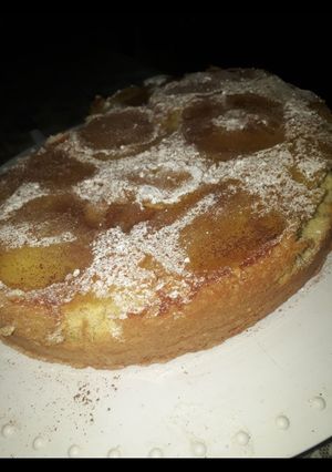 Una foto de Torta de manzana invertida
